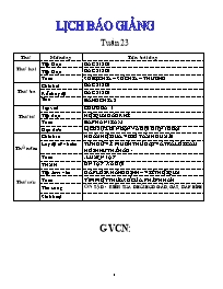 Bài soạn các môn lớp 2 - Tuần 23 năm 2014 - 2