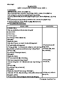 Bài soạn Tổng hợp các môn lớp 2 - Tuần 22 - Trường tiểu học Ninh Vân