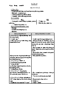 Giáo án môn Mĩ thuật lớp 1 đến lớp 5 - Tuần 19