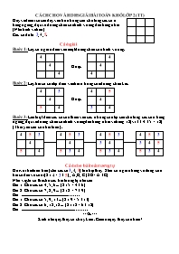 Cách cho và hướng dẫn học sinh giải bài toán khó lớp 2 (tt)