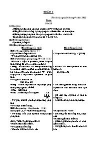 Giáo án các môn lớp 2 - Tuần thứ 5