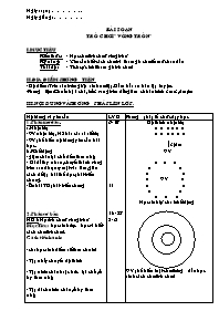 Giáo án Môn Thể dục 2 - Bài soạn trò chơi "vòng tròn"