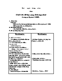 Giáo án Toán - Tiết 150: Phép cộng (không nhớ) trong phạm vi 1000
